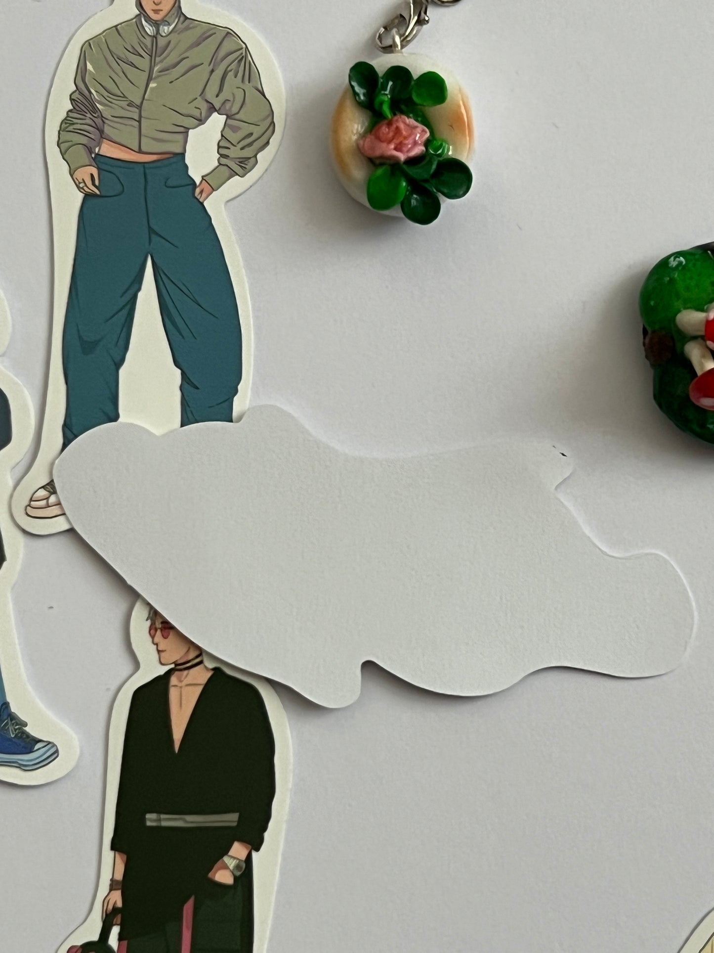 Boys' Fashion Die-Cut Stickers - 9pcs (Random)