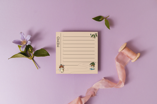 Cute Mushroom notepads | Memopads | Todo List
