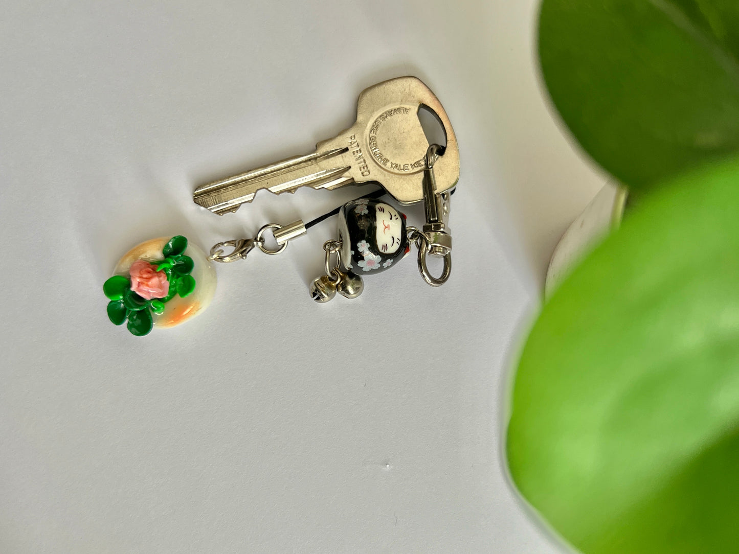 Miniature Floral Keychain