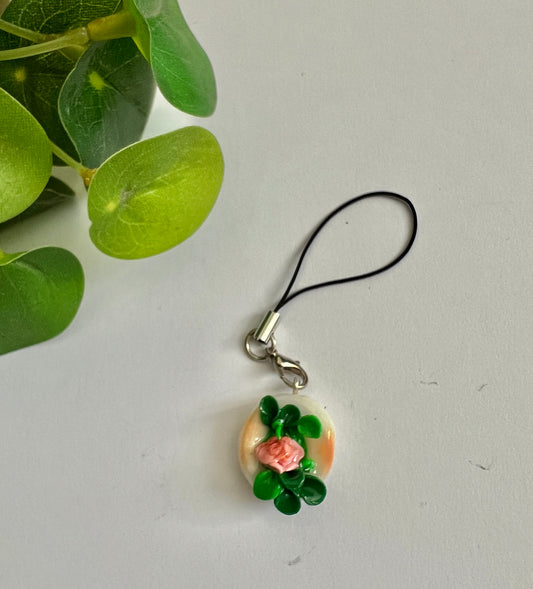 Miniature Floral Keychain