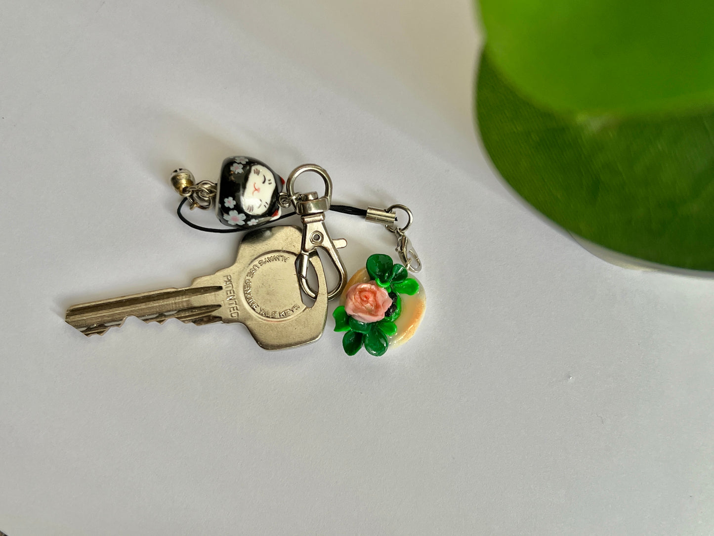 Miniature Floral Keychain