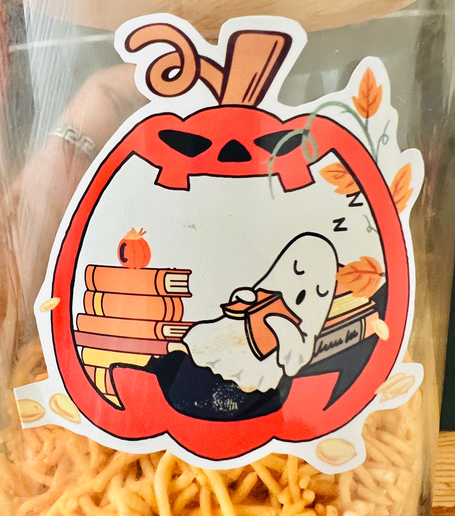 π Limited Edition: Pumpkin Pal Vinyl Sticker