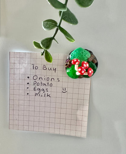 Mini Mushroom Forest Fridge Magnet