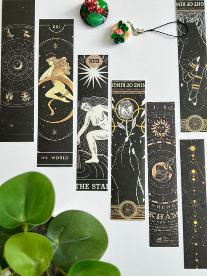 ✨ Zodiac & Tarot Sticker Sheet Set (18 pcs) ✨