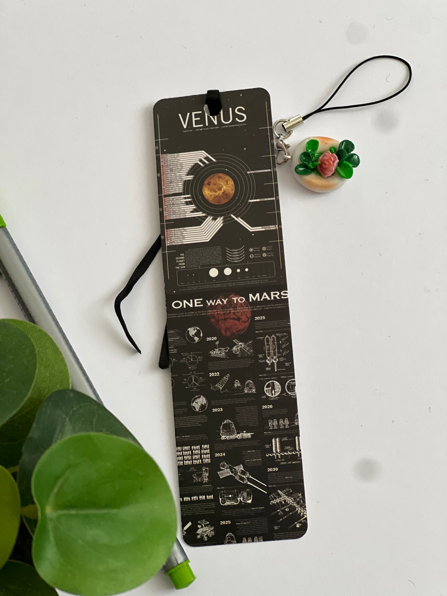 Astronomy-Inspired Paper Bookmarks – Set of 4 | Planets Designs