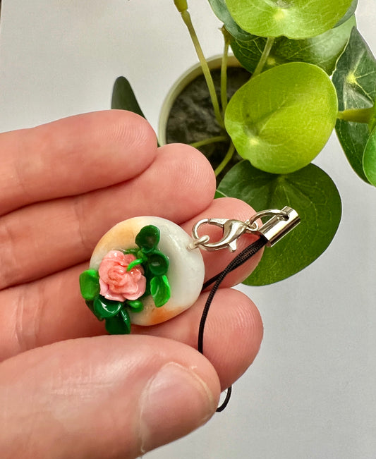 Miniature Floral Keychain
