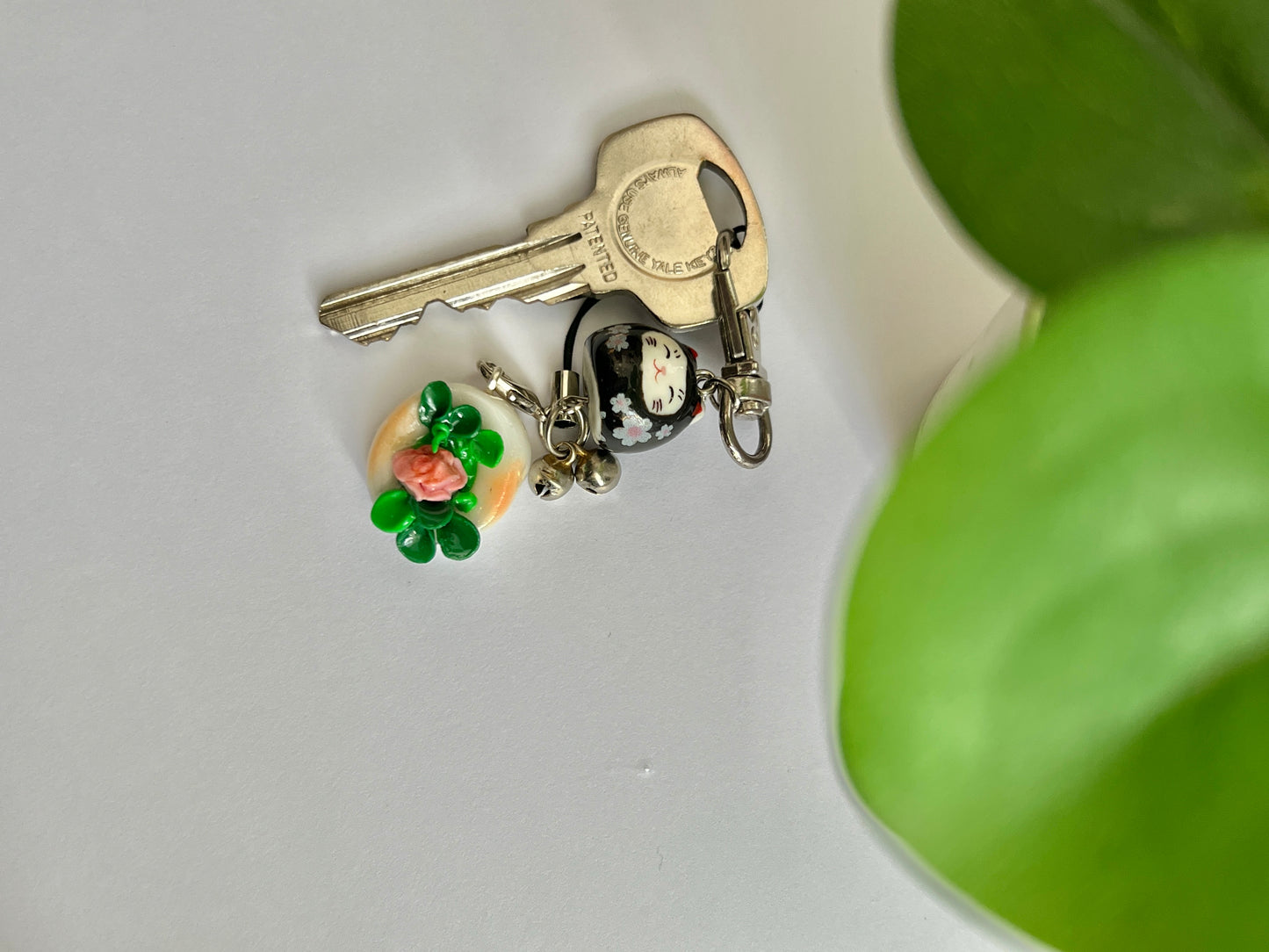 Miniature Floral Keychain