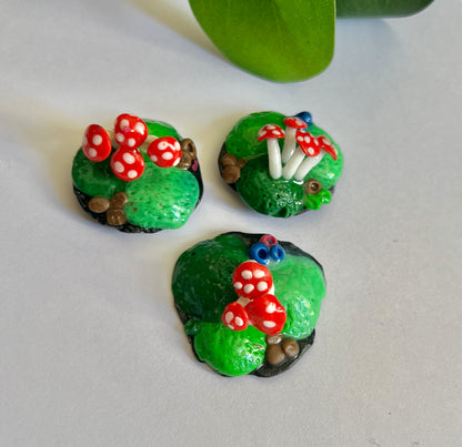 Mini Mushroom Forest Fridge Magnet