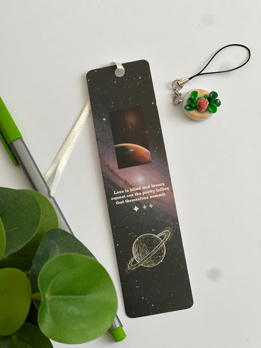 Astronomy-Inspired Paper Bookmarks – Set of 4 | Planets Designs