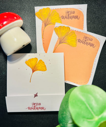 🍂Limited Edition - Autumn Notepad 9x9