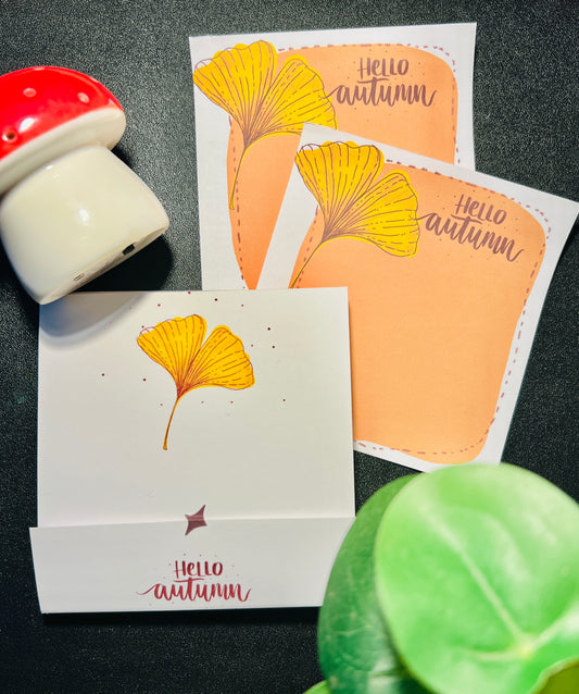 🍂Limited Edition - Autumn Notepad 9x9