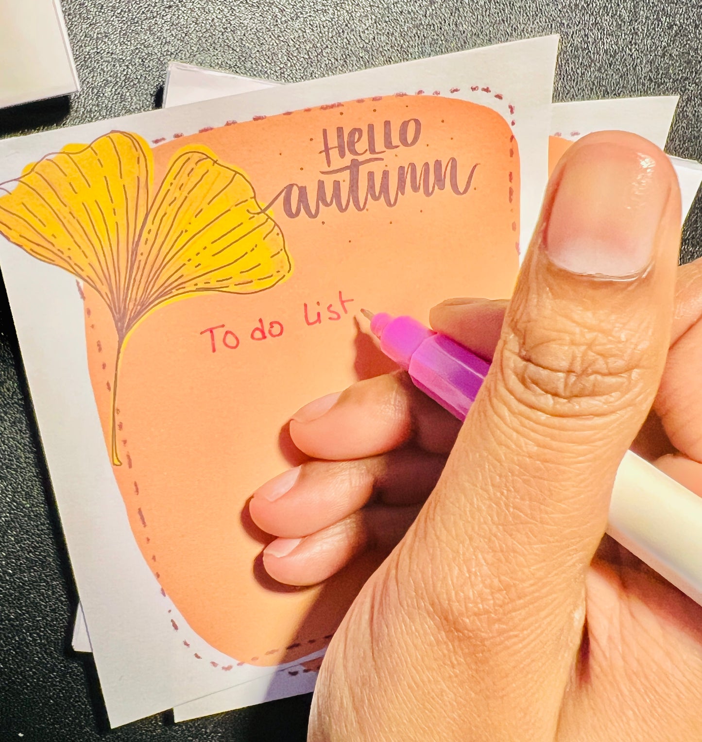 🍂Limited Edition - Autumn Notepad 9x9