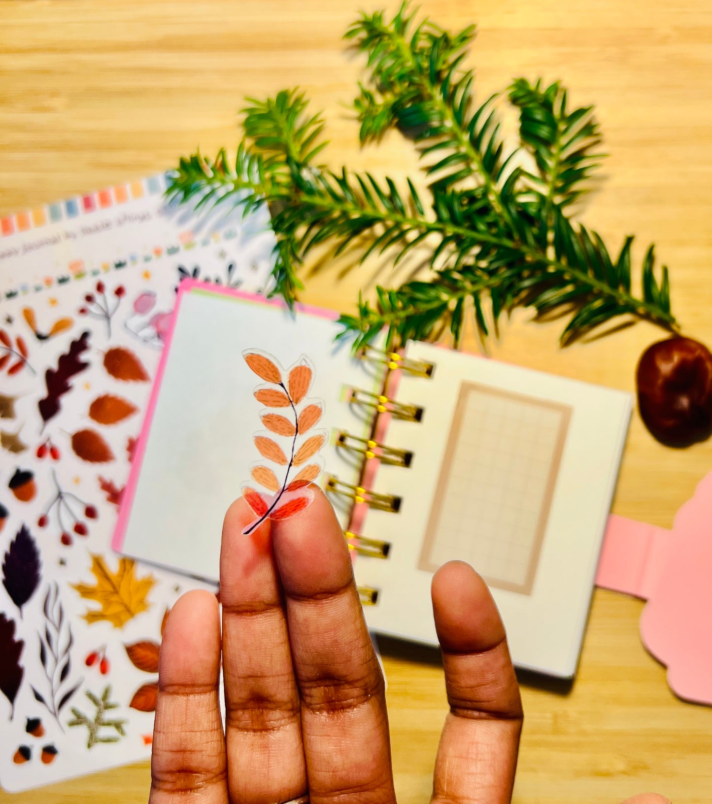 🍁 LIMITED EDITION | Autumn Sticker Sheet - journal planner scrapbook stickers | fall stickers