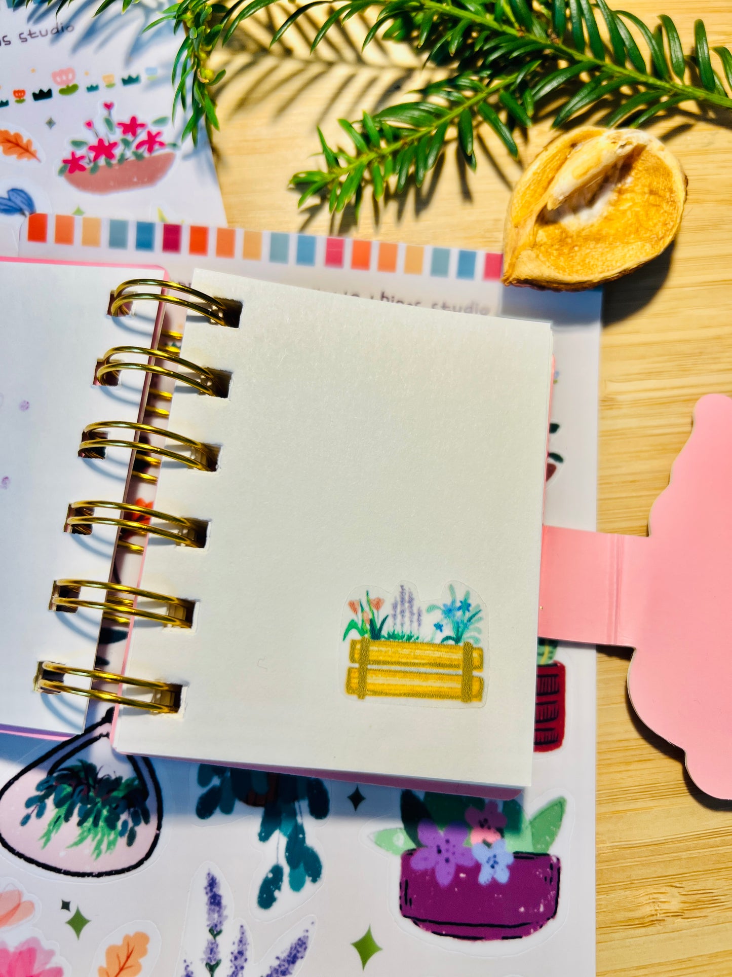 🌿 Plants & Flowers Sticker Sheet - journal planner scrapbook stickers | deco stickers