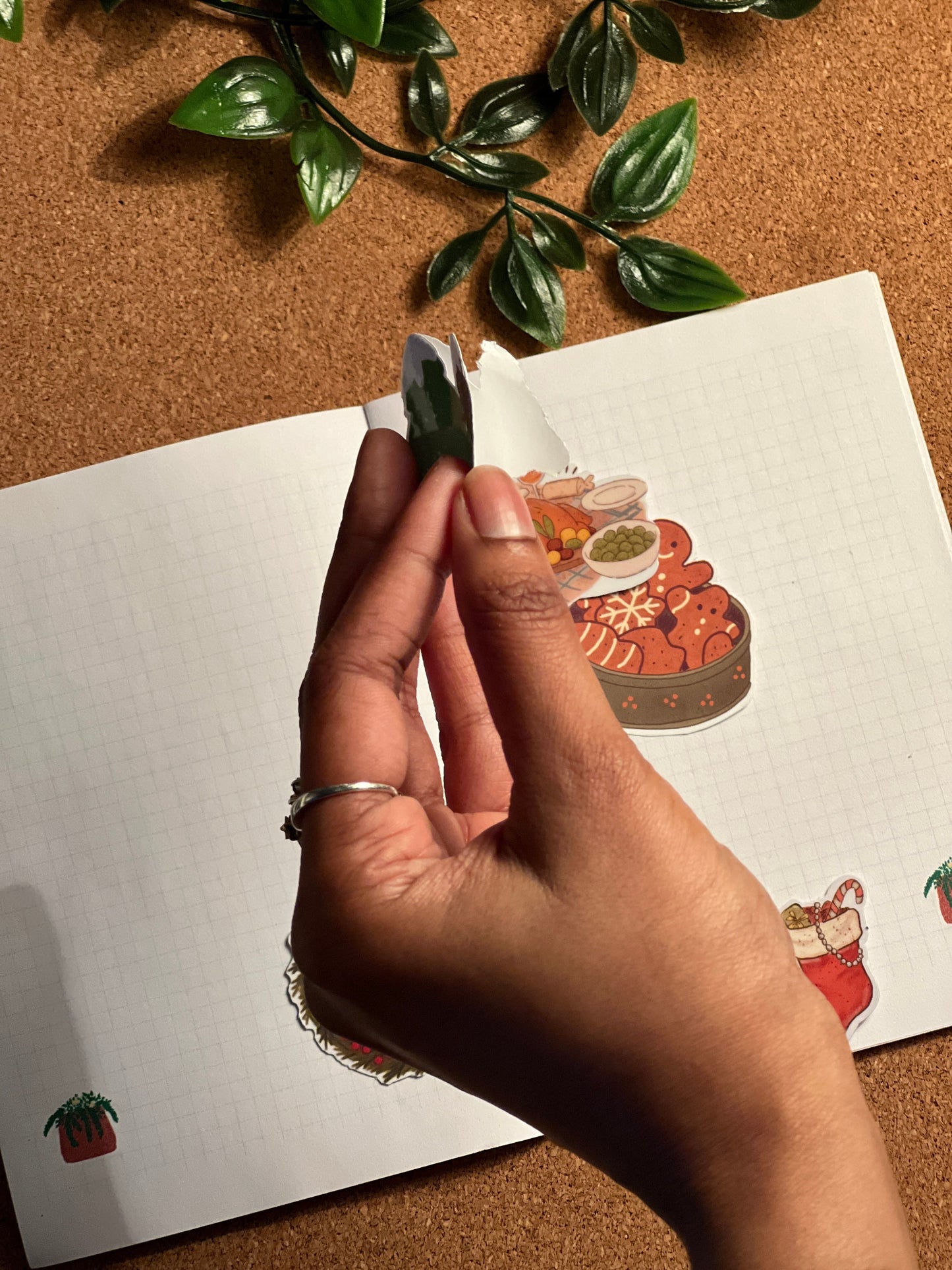 Christmas Sticker Flakes | Holidays Deco journal Sticker | Scrapbooking flakes Little Things