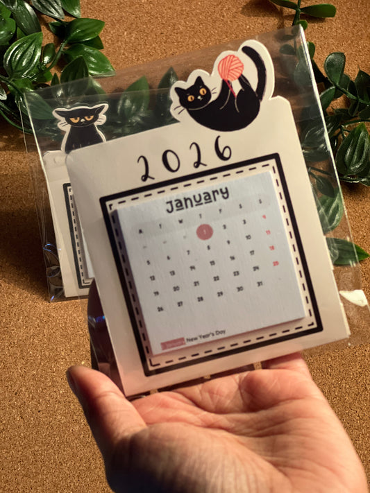 Cat Calender - 2026 Mini Cat calender